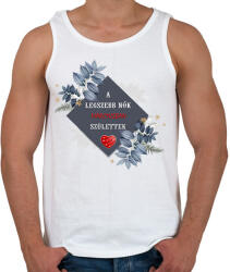 printfashion Legszebb nők március - Férfi atléta - Fehér (2750077)