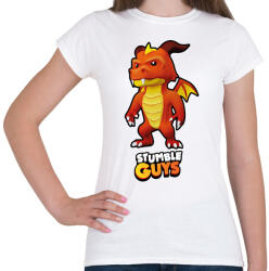 printfashion Stumble Guys - Inferno Dragon - Női póló - Fehér (16082816)