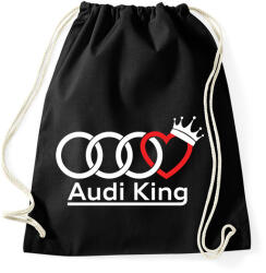 printfashion Audi Király - Sportzsák, Tornazsák - Fekete (2198601)