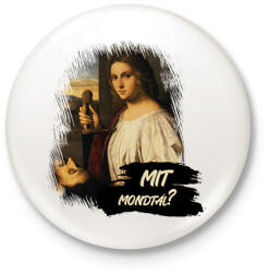 printfashion Mit mondtál? - Festmény - Kitűző, hűtőmágnes - Fehér (7088128)