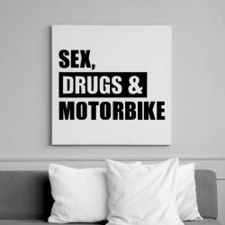 printfashion SDM - Vászonkép - Fehér (6630224)