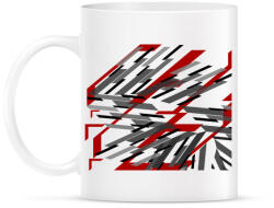 printfashion Vonalak - Bögre - Fehér (4042788)