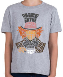 printfashion Kalapos - Gyerek póló - Sport szürke (70803)