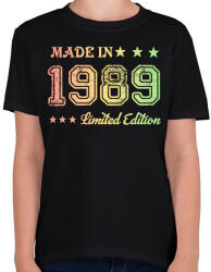printfashion 1989 - Gyerek póló - Fekete (6170639)