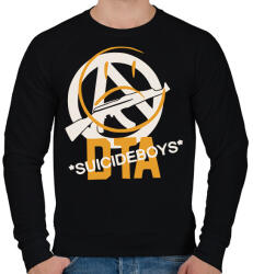 printfashion DTA SuicideboyS - Férfi pulóver - Fekete (1740174)