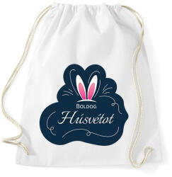 printfashion Boldog Húsvétot - Nyuszifüllel - Sportzsák, Tornazsák - Fehér (6331353)