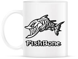 printfashion Fishbone 1 fehér - Bögre - Fehér (5977481)