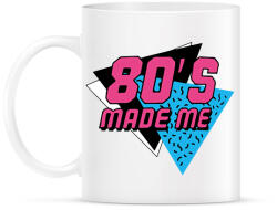 printfashion 80's made me - Bögre - Fehér (13306479)