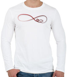 printfashion Forever2 - Férfi hosszú ujjú póló - Fehér (943025)