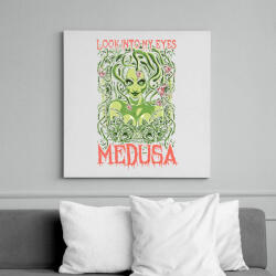 printfashion Medusa - Vászonkép - Fehér (6620137)