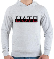 printfashion HL3-03 - Férfi kapucnis pulóver - Sport szürke (5388993)