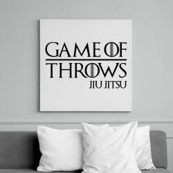 printfashion Game of throws JJ - Vászonkép - Fehér (6629386)