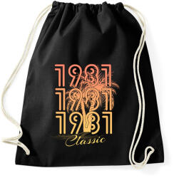 printfashion 1981 - Sportzsák, Tornazsák - Fekete (12231987)