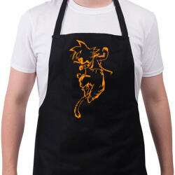 printfashion Son Goku - Kötény - Fekete (4925506)