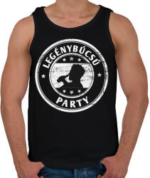 printfashion Legénybúcsú party - Férfi atléta - Fekete (5268277)