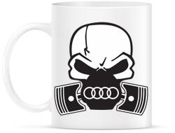printfashion Skull audi - Bögre - Fehér (2133159)