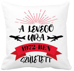 printfashion A levegő ura - Évszámmal - Párnahuzat, Díszpárnahuzat - Fehér (7689142)