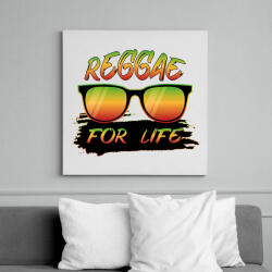 printfashion Reggae for life - Vászonkép - Fehér (7659337)