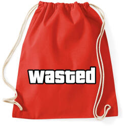 printfashion Wasted GTA - Sportzsák, Tornazsák - Piros (1213236)