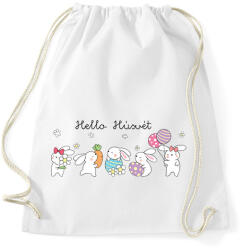 printfashion Hello Húsvét - Sportzsák, Tornazsák - Fehér (6333995)