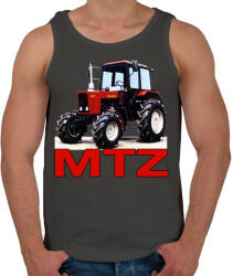 printfashion MTZ traktor - Férfi atléta - Sötétszürke (989843)