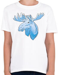 printfashion Jávorszarvas - Gyerek póló - Fehér (11657865)
