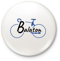 printfashion Balaton bringa - Kitűző, hűtőmágnes - Fehér (7350461)