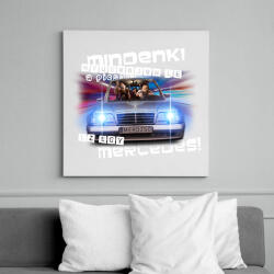 printfashion relax mercedes - Vászonkép - Fehér (14385960)
