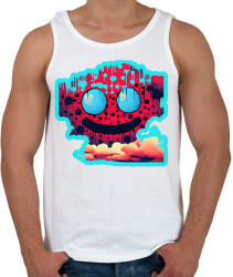 printfashion DSL Cloud Smiley #1 - Férfi atléta - Fehér (15985429)