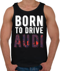 printfashion born to drive7 - Férfi atléta - Fekete (2092767)