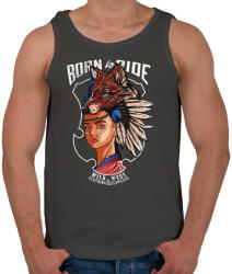 printfashion Vadnyugat - Férfi atléta - Sötétszürke (417337)