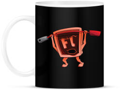 printfashion Flash - Bögre - Fekete (867034)