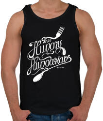 printfashion Hungry hungarians - Férfi atléta - Fekete (223131)