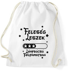 printfashion Feleség leszek Lánybúcsú folyamatban - Sportzsák, Tornazsák - Fehér (16485300)