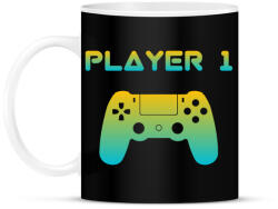 printfashion PLAYER 1 - Bögre - Fekete (3660529)
