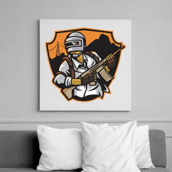 printfashion PUBG - Vászonkép - Fehér (6629266)