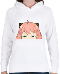 printfashion Anya - Spy x family - Női kapucnis pulóver - Fehér (13654585)