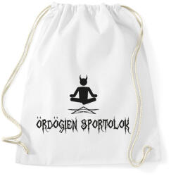 printfashion Ördögi Jóga - Sportzsák, Tornazsák - Fehér (2045929)