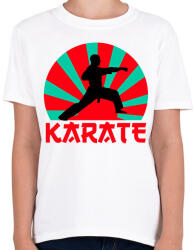 printfashion KARATE - Gyerek póló - Fehér (9450315)