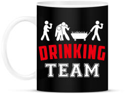 printfashion Drinking Team legénybúcsú - Bögre - Fekete (7538862)
