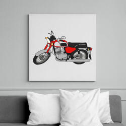 printfashion Jawa 350 - Vászonkép - Fehér (6637197)
