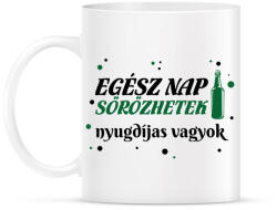 printfashion Sörözhetek - Nyugdíjas - Bögre - Fehér (9066418)