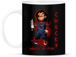 printfashion chucky doll - Bögre - Fekete (2238790)