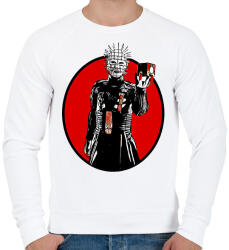 printfashion Pinhead - Férfi pulóver - Fehér (2069831)