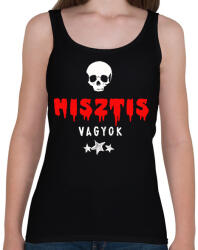 printfashion hisztis vagyok - Női atléta - Fekete (1776655)