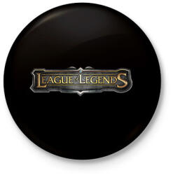 printfashion League of Legends - Kitűző, hűtőmágnes - Fekete (3092905)