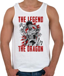 printfashion Sárkány legendája - Férfi atléta - Fehér (5535113)
