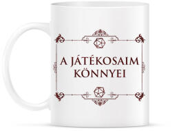 printfashion A játékosaim könnyei (fehér) - Bögre - Fehér (2674399)