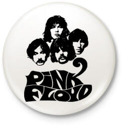 printfashion pink floyd bw - Kitűző, hűtőmágnes - Fehér (15971713)