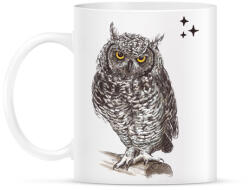 printfashion bagoly - Bögre - Fehér (6033768)